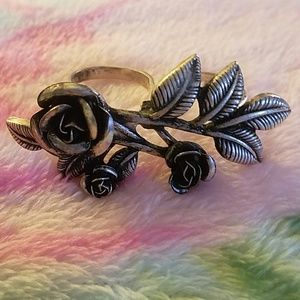 Metal Rose Ring
